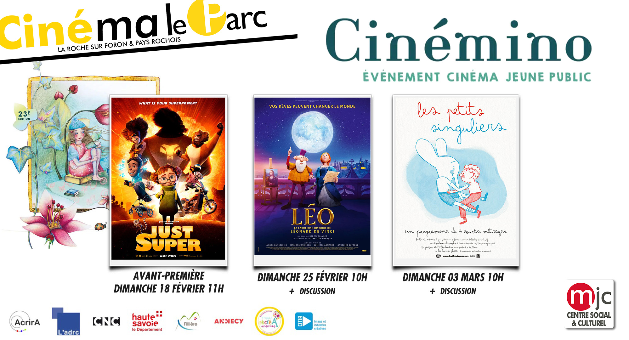 FILMS À L'AFFICHE  MJC CS La Roche sur Foron